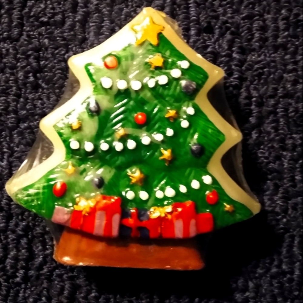 Vintage Wax Candle presents Christmas Tree Home Decor 5' tall